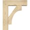Ekena Millwork Westlake Block Rough Sawn Bracket w/ Offset Brace, Douglas Fir, 6"W x 18"D x 22"H BKT0604X18X22WTL05RDF - alternate 2